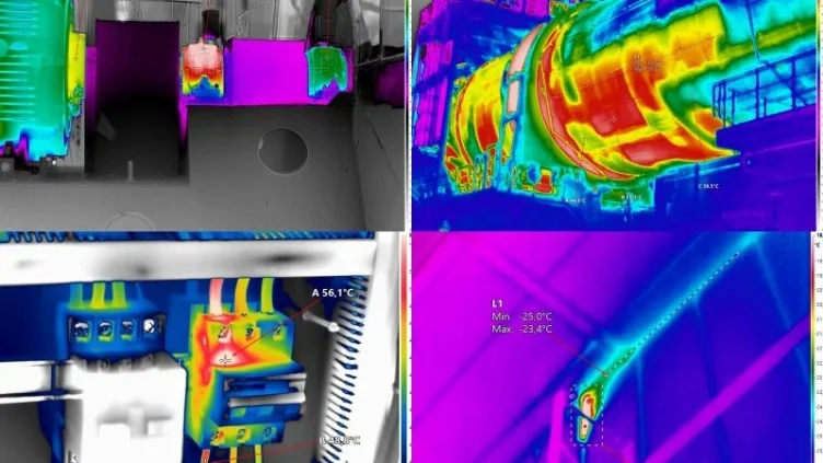 Superpoder aislamiento, sobrecalentamientos, roddamientos, termografía industrial