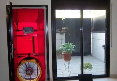 Inspección de Blower door en vivienda